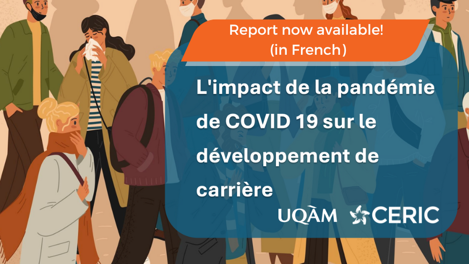Report Cover of CERIC-UQAM research on how pandemic impacts career development